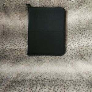 Black Leather Portfolio Case